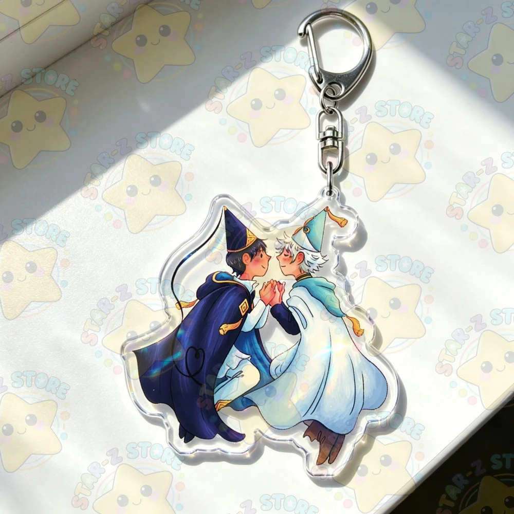 Cute Cartoon Witch Hat Atelier Olruggio Qifrey Keychains Jewelry Manga Game Fans Gifts view 6