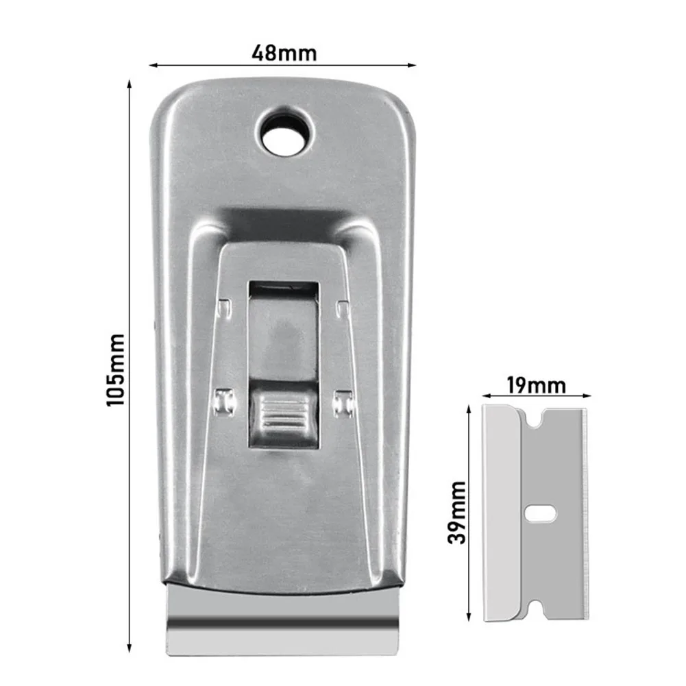 Cleaning Spatula Glass Ceramic Hob Scraper Cleaner Remover Steel Blades Cleaning Tool Blades Cooker Tools