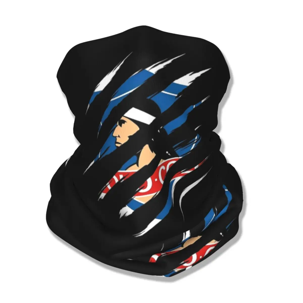 Balaclava Colo-Colo para homens, máscara facial, cachecol, bandana, polainas para pescoço, estampado, social e futebol, ciclismo, corrida, quente, homens