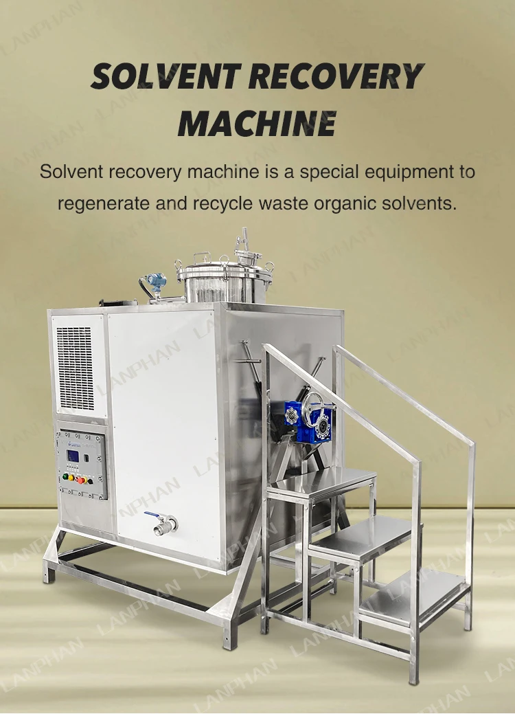 Maquinaria de reciclaje de equipos de reciclaje de solventes