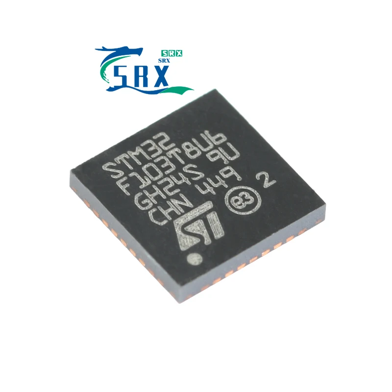 

Original genuine STM32F103T8U6 VFQFPN-36 ARM CortexM3 32-bit microcontroller MCU For bulk orders please inquire