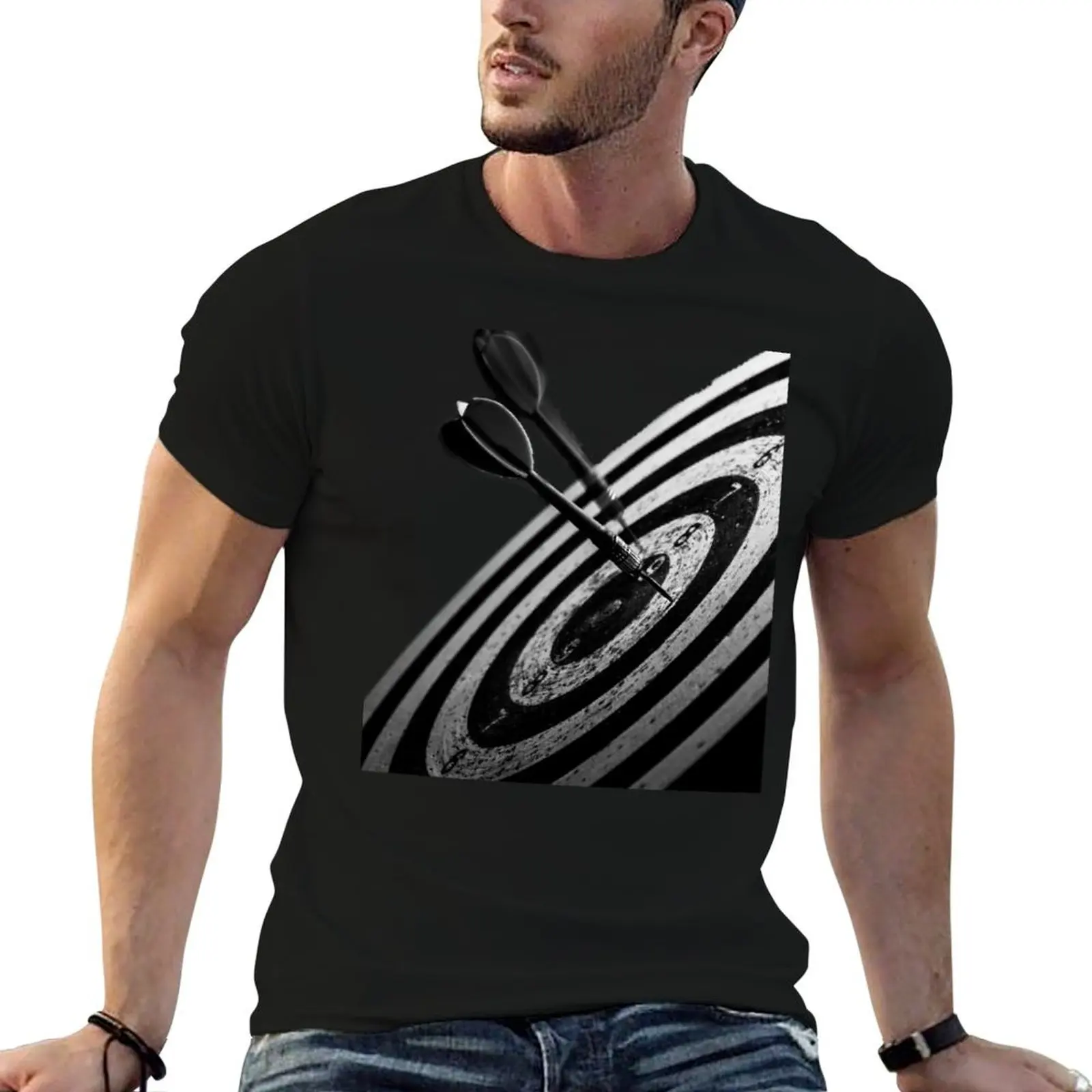 

Darts game lovers T-Shirt t shirts for man pack cotton men t shirt cotton 100% cotton t shirts man 100% T-shirt