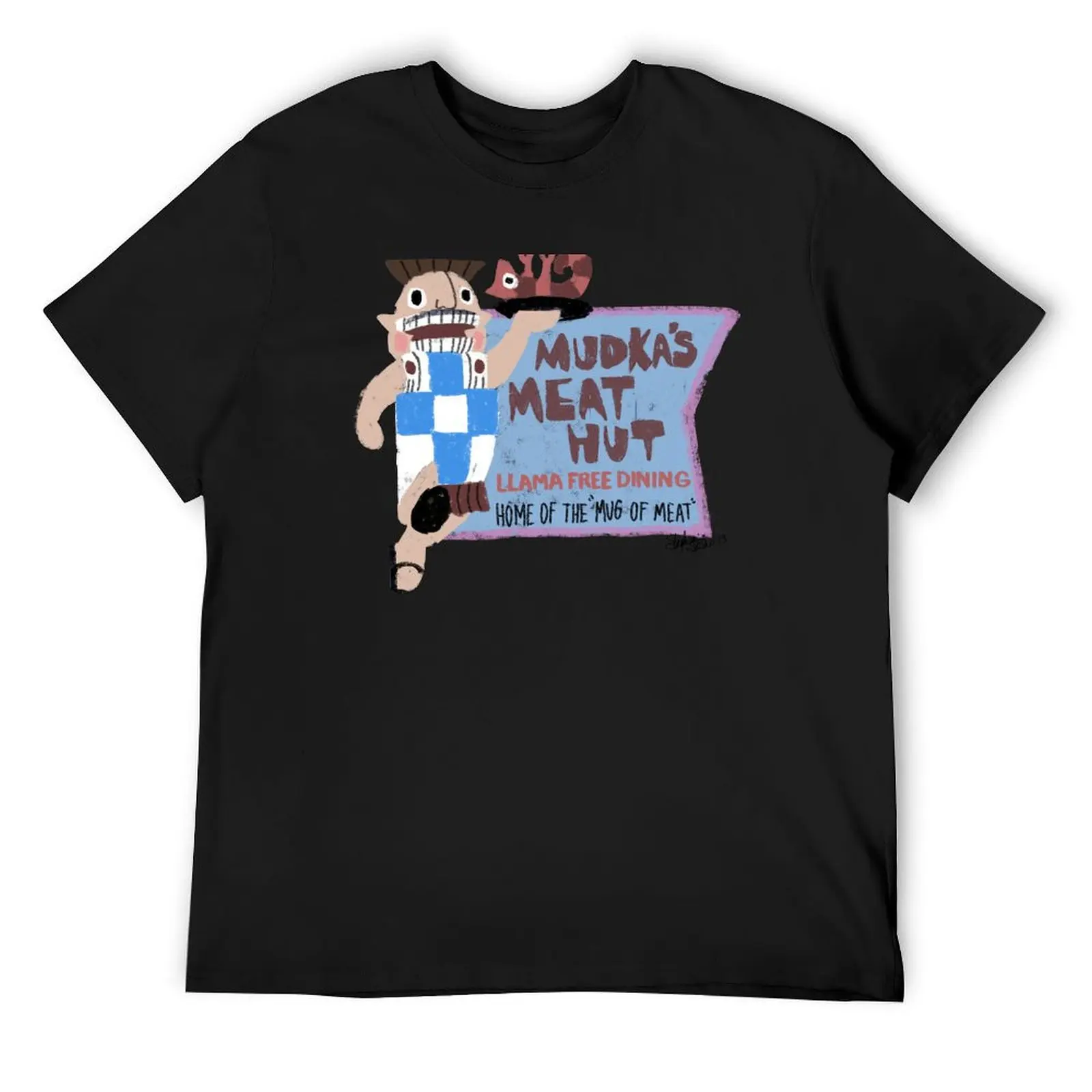 

Mudka's Meat Hut T-Shirt Blouse fashion shirts anime stuff kawaii clothes men tshirt