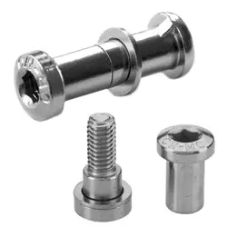 8mm 15-25mm CRMO Steel Vintage Anti-lost Seat Post Clamp Binder Fixing Bolt Bicycle Metal Seatpost Screw Universal 8mm Mtb Part