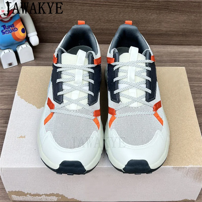 2025 New Multicolour Brand Sneakers Flat Shoes Women Summer Breathable Lace-Up Casual Shoe Unisex Comfort Trainer Run Shoes Men