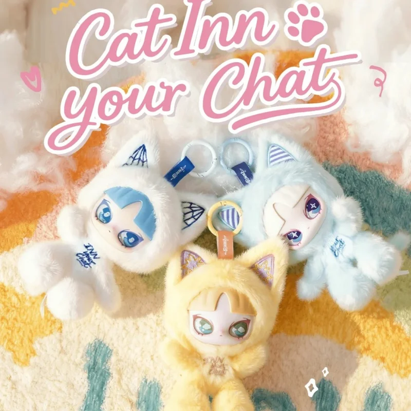 

Новая оригинальная серия INN Cat Inn Your Chat, слепая коробка, экшн-фигурка, кукла-сюрприз, сумка, подвеска, загадочная коробка, подарок на день рождения, декор, игрушки