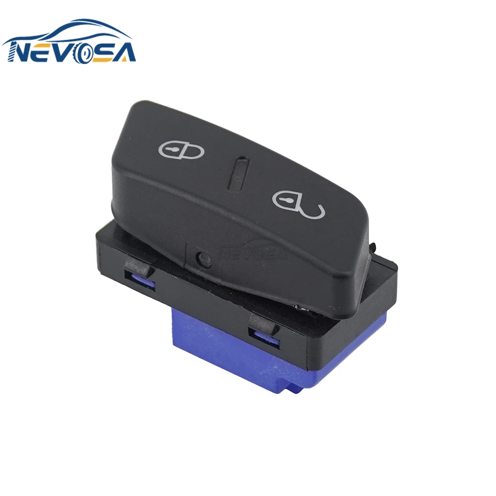 LHD لشركة فولكس فاجن جولف 5 جيتا 5 MK5 2004-2010 تيجوان CC Gti قفل الباب المركزي زر التبديل 1K 0962125 ب 1 ك 0962125   1K0 962 125 ب