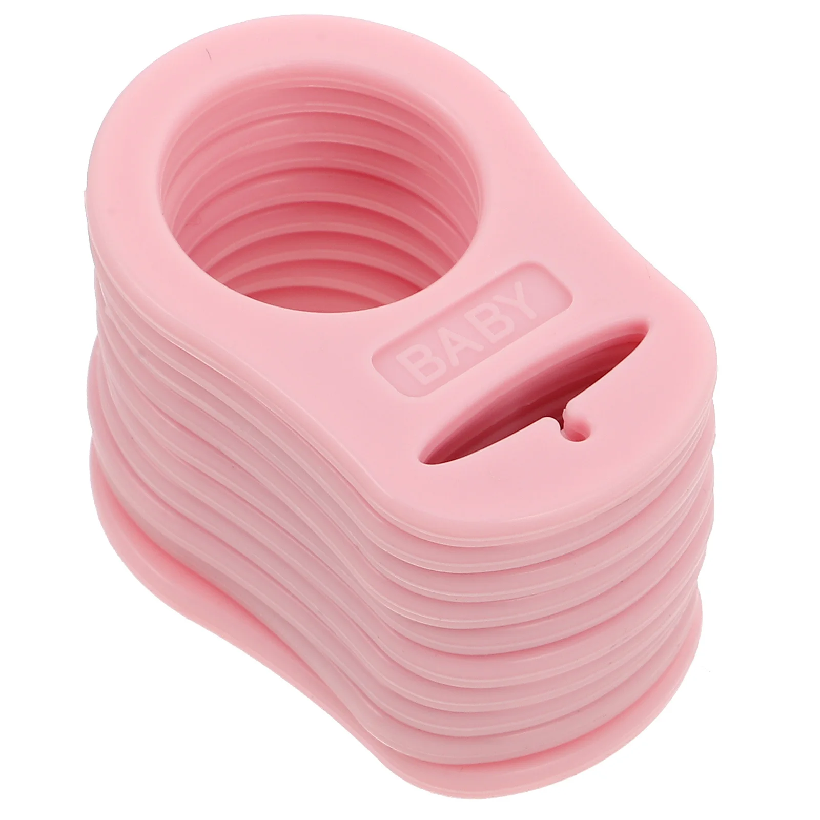 

10 шт., мягкие силиконовые зажимы для детской соски, держатель, кольца-переходники для младенцев, зажим для соски для малышей, успокаивающий зажим для прорезывания зубов