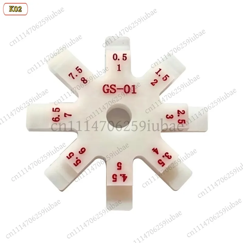 BK Disc Star Octagonal Gap Gauge Plug Gauge 0.5‑8mm 1‑8.5mm For Automotive Industry Measuring Tools
