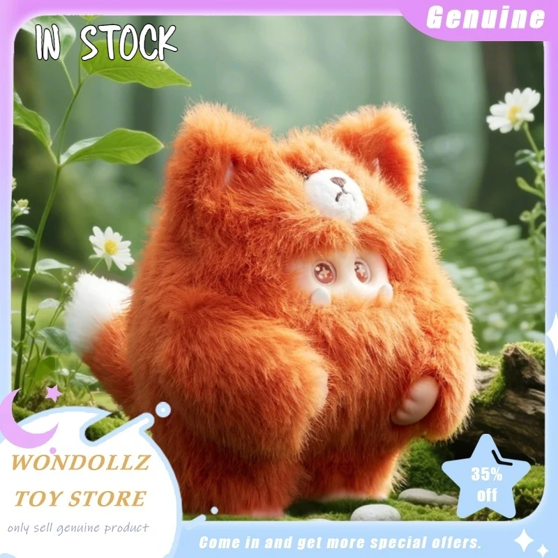 

Подлинный запас Ohku Fluffy Monster V2 Furry Forest Series слепая коробка милое виниловое лицо плюшевая кукла сумка кулон декор подарок-сюрприз