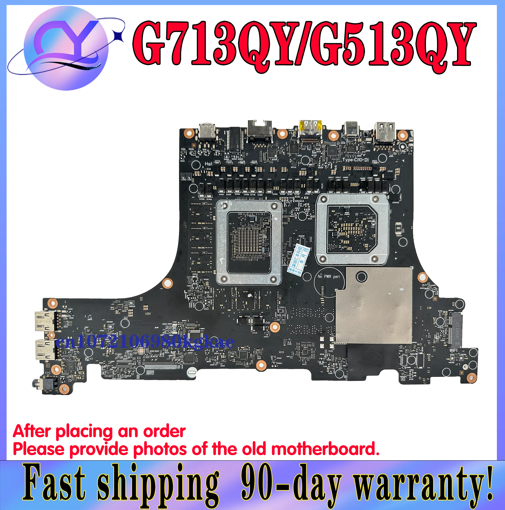 

Материнская плата KEFU G713Q для ASUS ROG Strix G15 G17 G513QY G713QY G513Q, материнская плата для ноутбука R9-6900H R9-6980HX RX6800M, 100% тест Okk