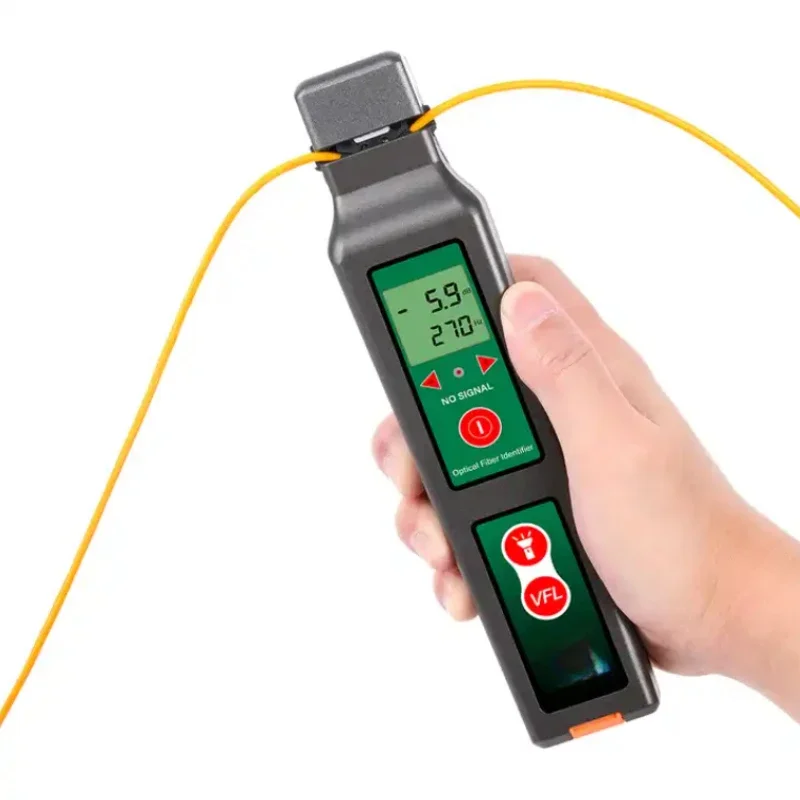 

Optical fiber identifier with Fiber Visual Fault