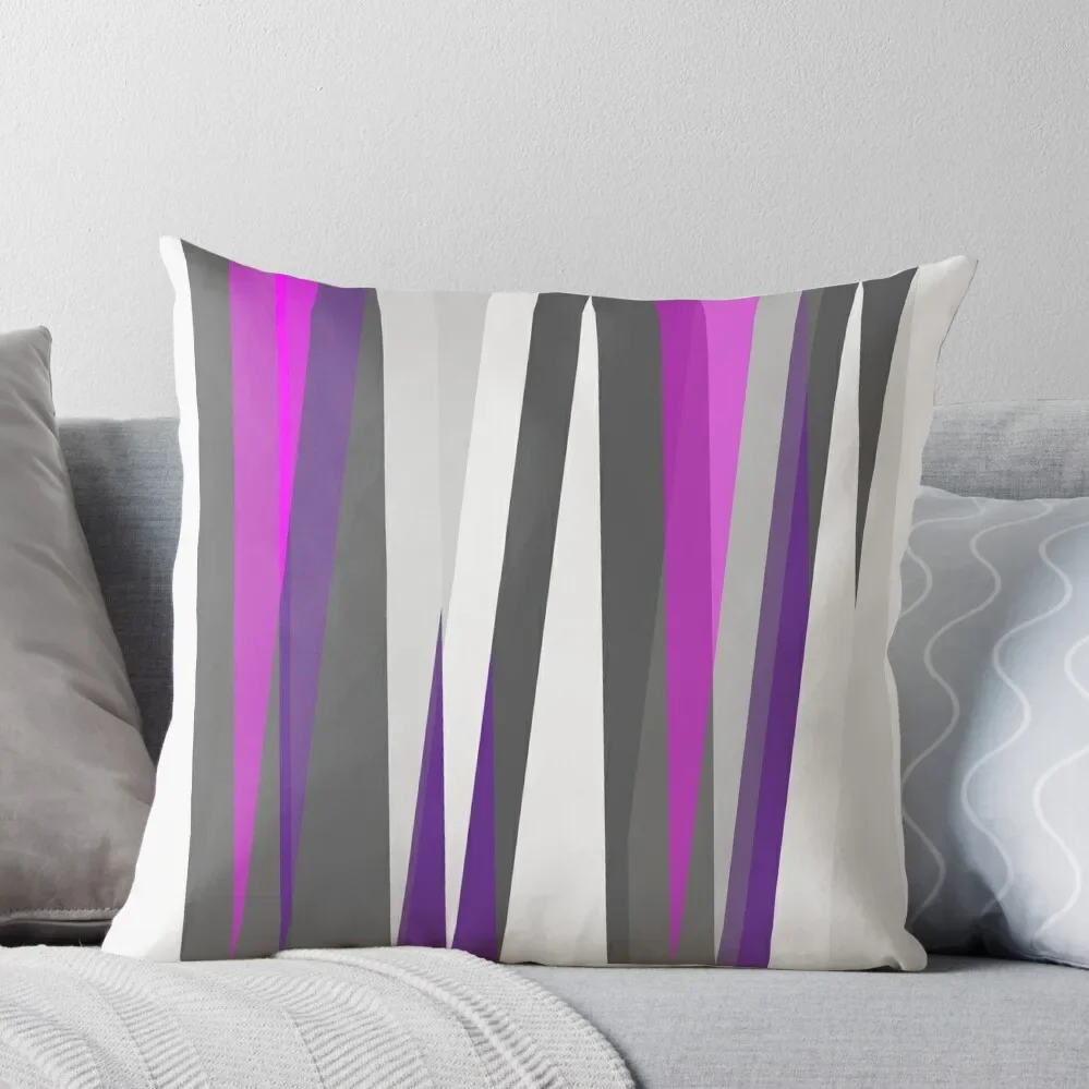 

Purple, Grey, White Throw Pillow Sofa Cushions Covers Decorative Cushion anime girl