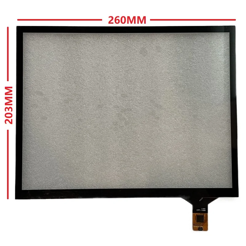 12.1inch 6Pin for HLC CTP-1088-121 I2C Capacitive Touch Screen Panel 260*203mm