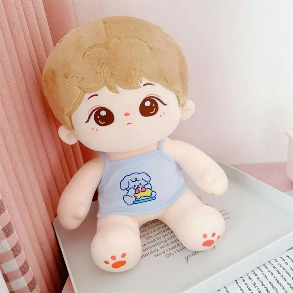 Camisole 40cm Cotton Doll‘s Clothes DIY Dress Up Animal Patterns Idol Plush Doll Clothes Orange Multicolour