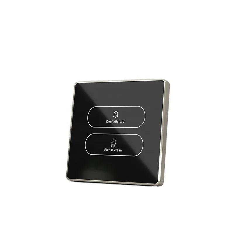Touch switch glass panel doorbell dry touchpoint 12v smart wall unipolar IP66 for 110V/220V