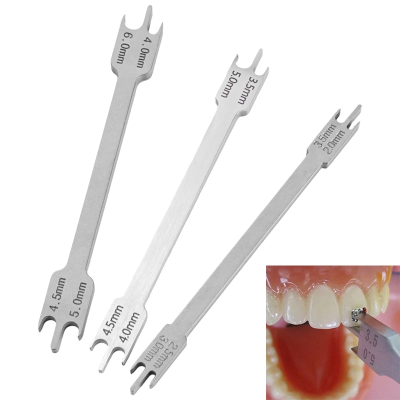 Dental Orthodontic Bracket Positioner Double Ended Locator High Precision Placement Dentistry Tools Autoclavable