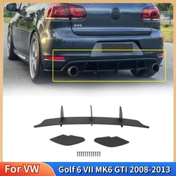For Volkswagen VW Golf 6 VII MK6 GTI Car Rear Spoiler Rear Bumper Roof Lip Diffuser Splitter Valance Spoiler Bodykit Accessories