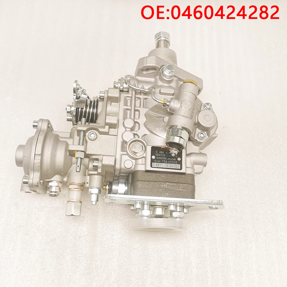 

Топливный насос 0460424282 2852046 для экскаватора, запчасти двигателя, инжекторный насос 504063450, запчасти для спецтехники, насос VE