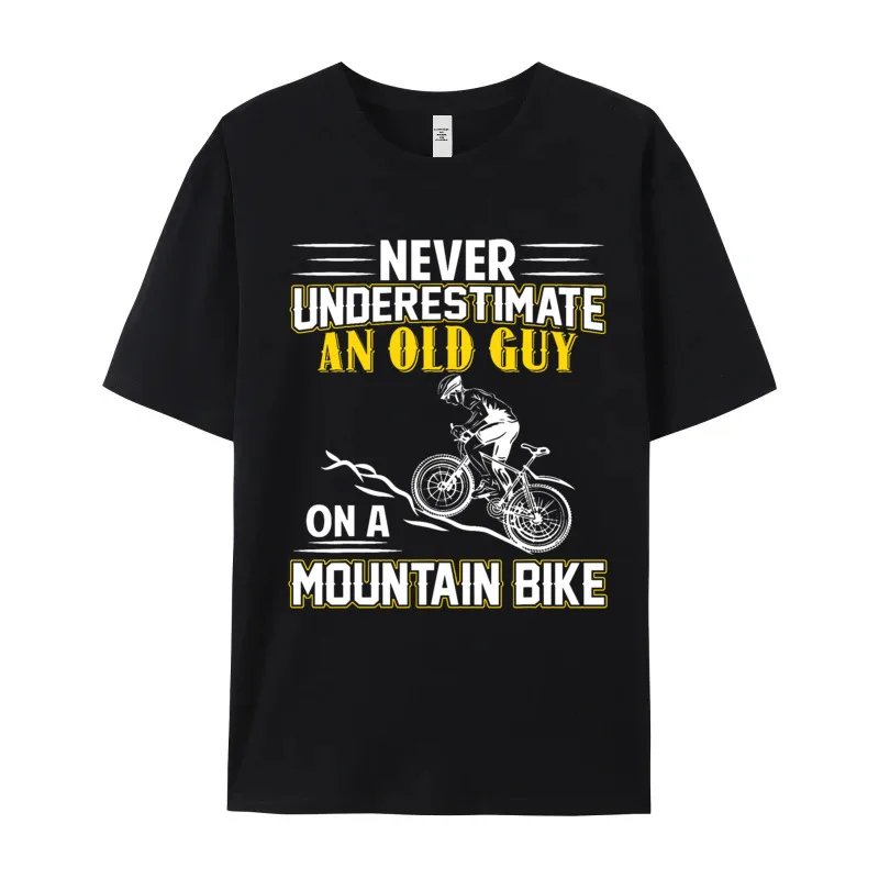 Mens Never Underestimate an O All Cotton Tops & Tees Husband Geek Tshirts Casual Discount O-Neck T-Shirt Short Sleeve
