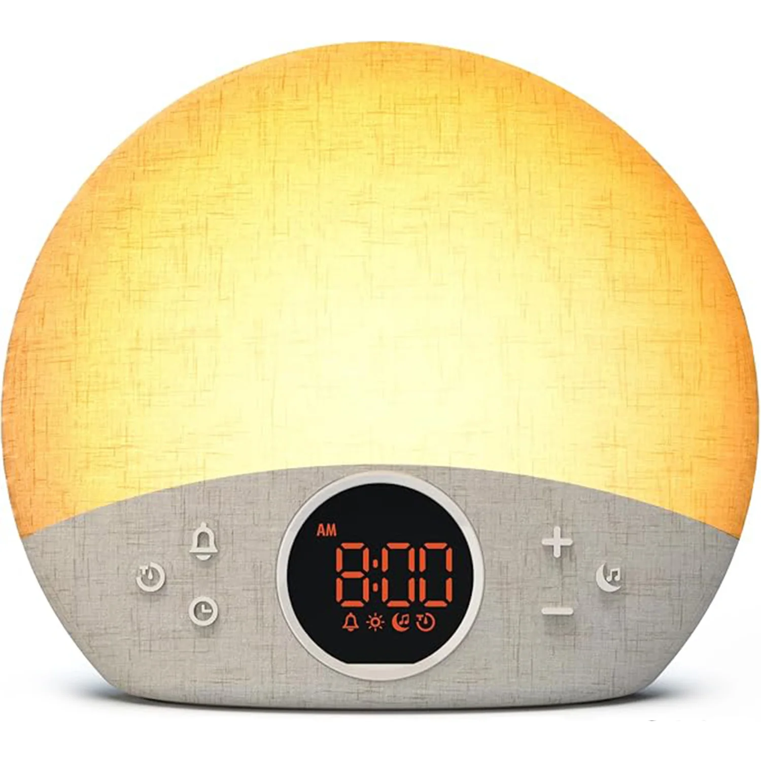 Sunrise Alarm Clock Wake Up Light, Alarm Clocks with 30 White Noise Machine Simulation Digital Clock with Dimmable Night Light