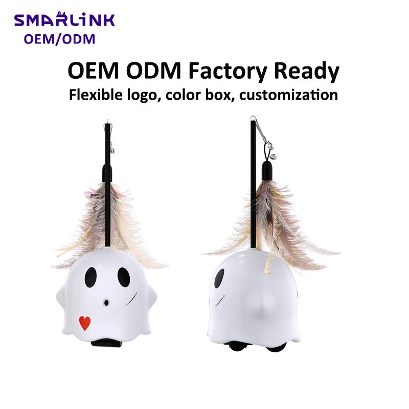 

Interactive Eco-Friendly Feather Cat Toy USB Rechargeable with Automatic Moving for Indoor Cats Self Play | Pet Toy Manufacturer