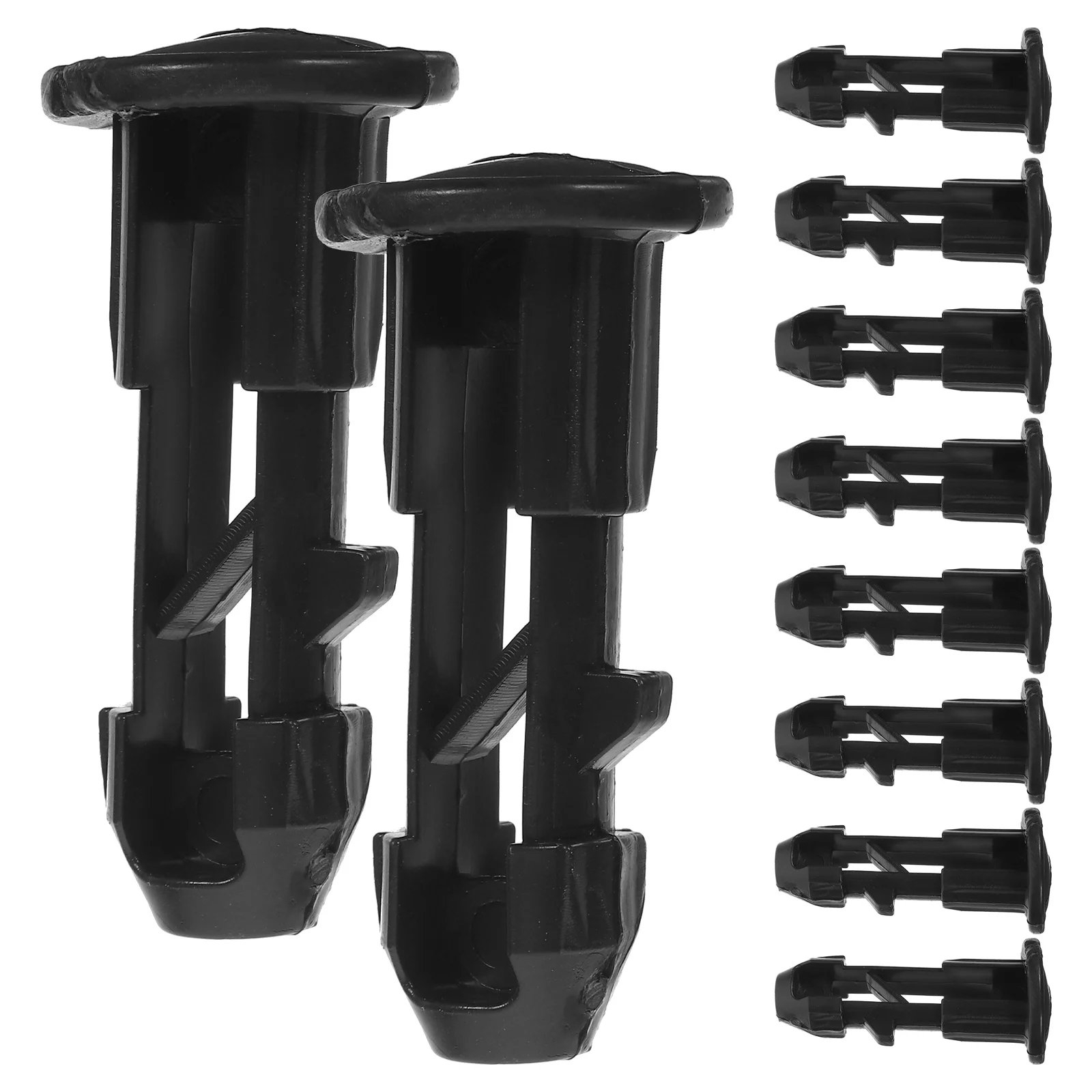 

10Pcs Trash Can Lid Latch Reliable Safety Latch for 240L Outdoor Dustbin Lid Secure Fastening Plastic Latches Plastic Latches