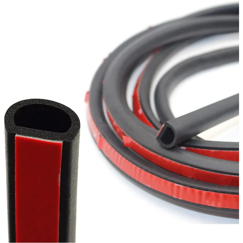 Suitable for BAIC Huansu S5 Car Full Door Edge Gap Dustproof Collision Soundproof Modified Rubber Seal Strip