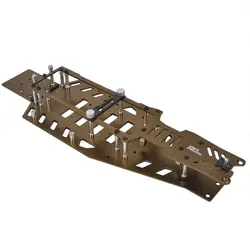 Aluminum Lower Upper Chassis Kit for Traxxas 2WD Rustler VXL Bandit