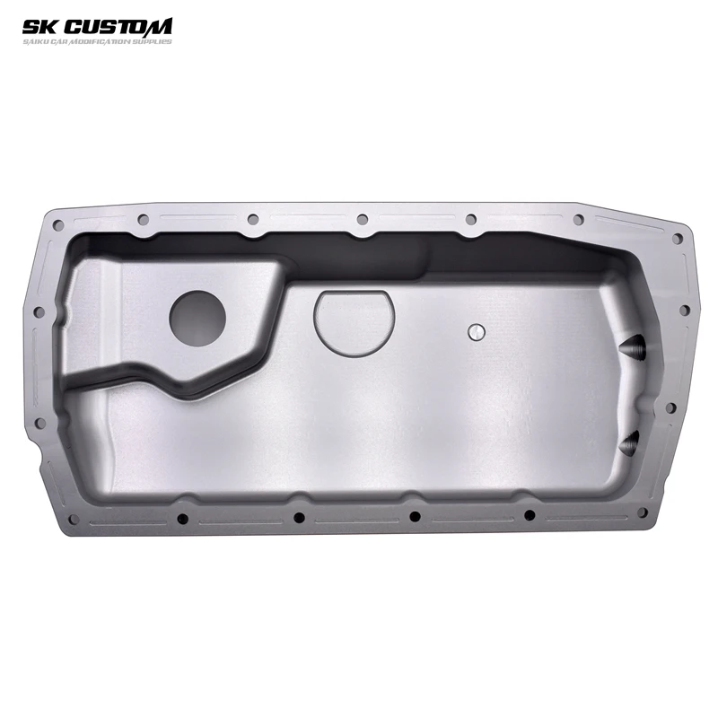 SK CUSTOM For AUDI EA839 Engine All Aluminum Alloy Improved Oil Tray Waste Oil Pan A4 A5 S5 A6 A7 A8 Q5 Q7 Q8 RS4 RS5 06M103602P