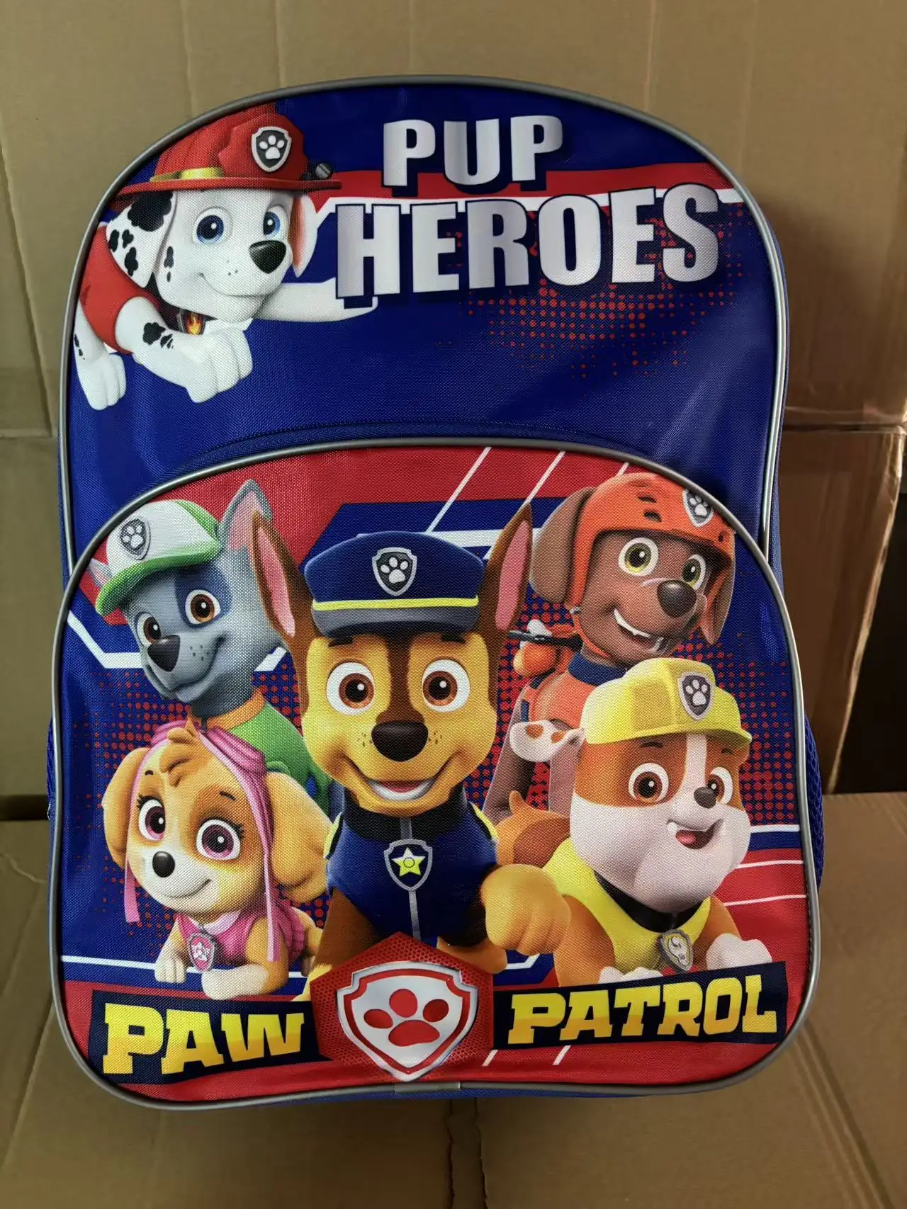 Mochila Escolar de Gran Capacidad con Personajes de Dibujos Animados Impresos en 3D de Anime PAW Marshall Rubble Chase, Regalo para Niños