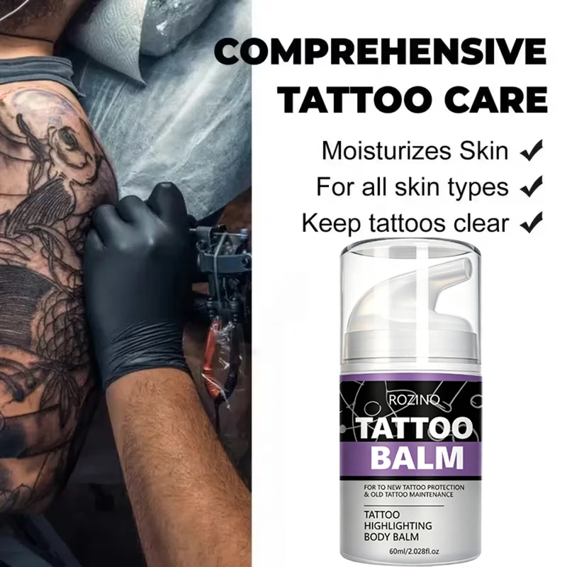 1Pcs/2Pcs/3Pcs Tattoo Highlighting Body Balm/Tattoo Care Balm/Tattoo Enhancing Balm, Enhances Color, Moisturizes Skin, Protects Color, Gentle Daily Use, Soothes Tattoo Skin, Softens and Is Skin-Friendly, Long-Lasting Color, Makes Tattoo Colors Vibrant, Suitable for Both Men and Women