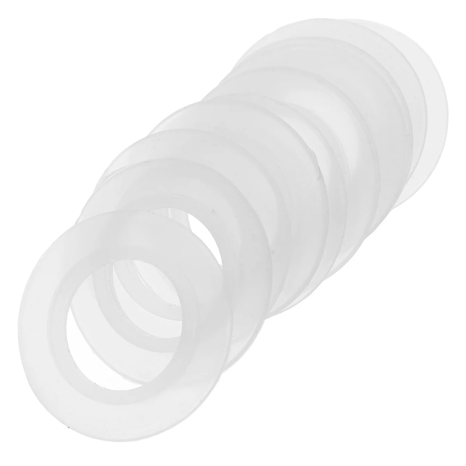 

10 pcs Silicone Drainage Seal Ring For Basin Gasket Replacement Wash Basin Waste Seal Tub Spout Cover Ring Sink Overflow Trim
