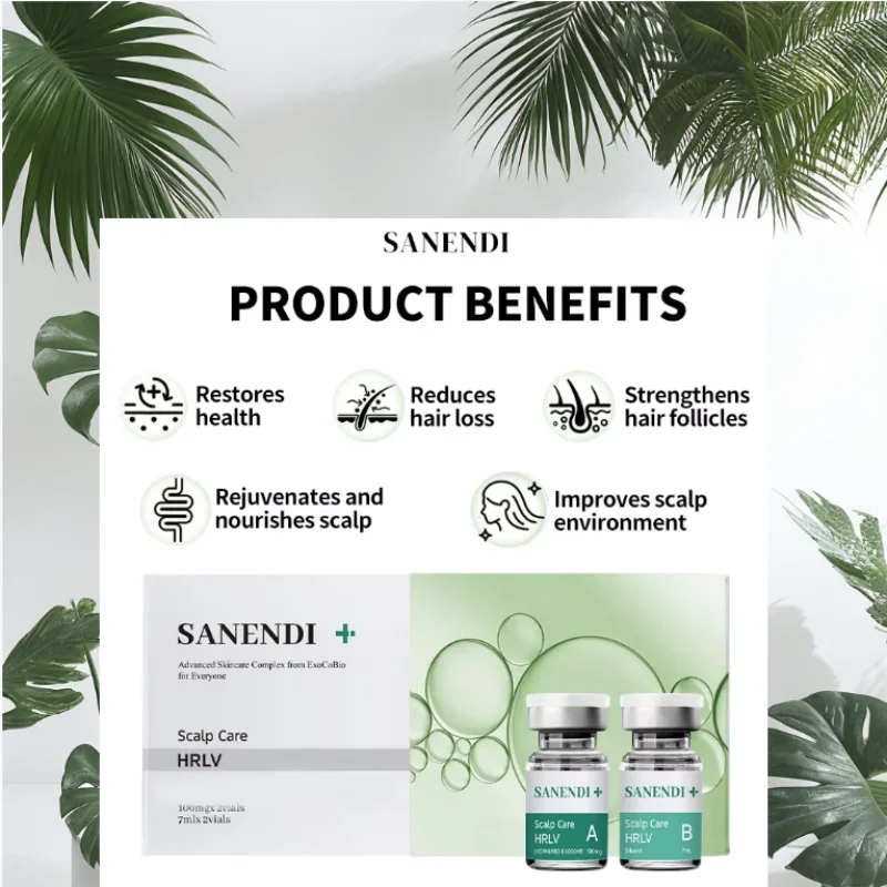 Sanendi Exo Serumflesjes Peptide Complex Voedende essentie voor verbeterde huidtextuur Dagelijkse hydraterende gezichtsverzorging