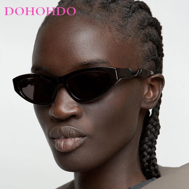 

New Y2k Cat Eye Sunglasses Women Men Fashion Punk Goggle 2000's Luxury Brand Designer Shades Eyewear Female Da Sole Donna Oculos