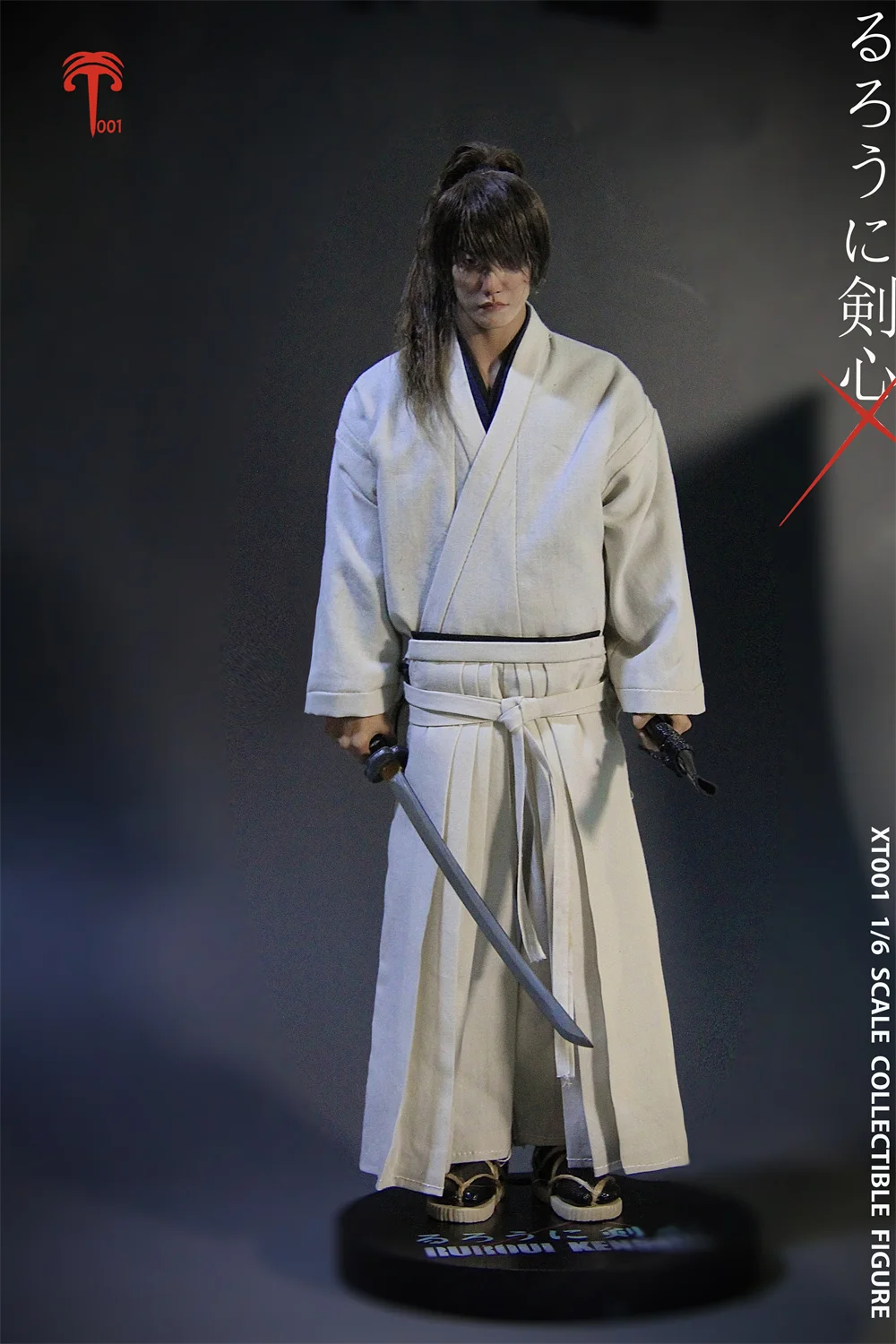 Collectible XT001 1/6 Scale Male Soldier Satoh Takeru White Suit HIMURA KENSHIN Rurouni Kenshin 12" Action Figure Full Set Model