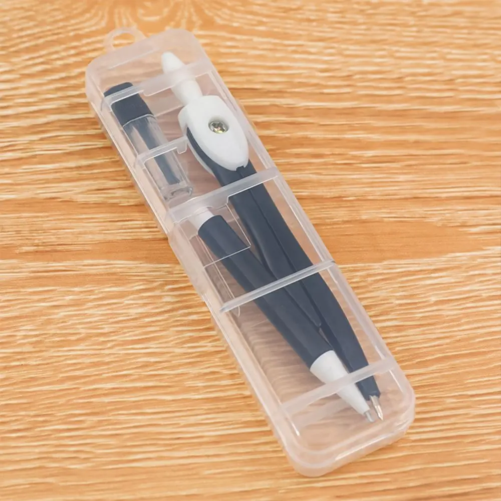 With Pencil Refills Lead Compass Drawing Set Pencil Attachment High Precision Geometric Drawing Ruler Math Metal