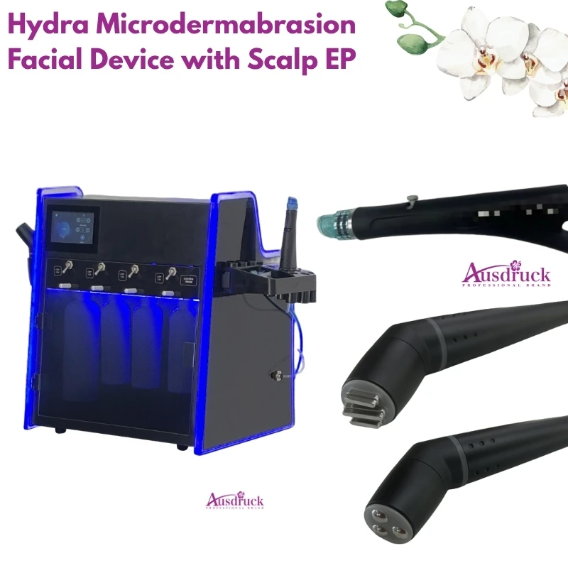 

Профессиональный аппарат для лица Hydra 6в1, устройство для микродермабразии и ухода за кожей головы для глубокой очистки, борьбы с старением, CE