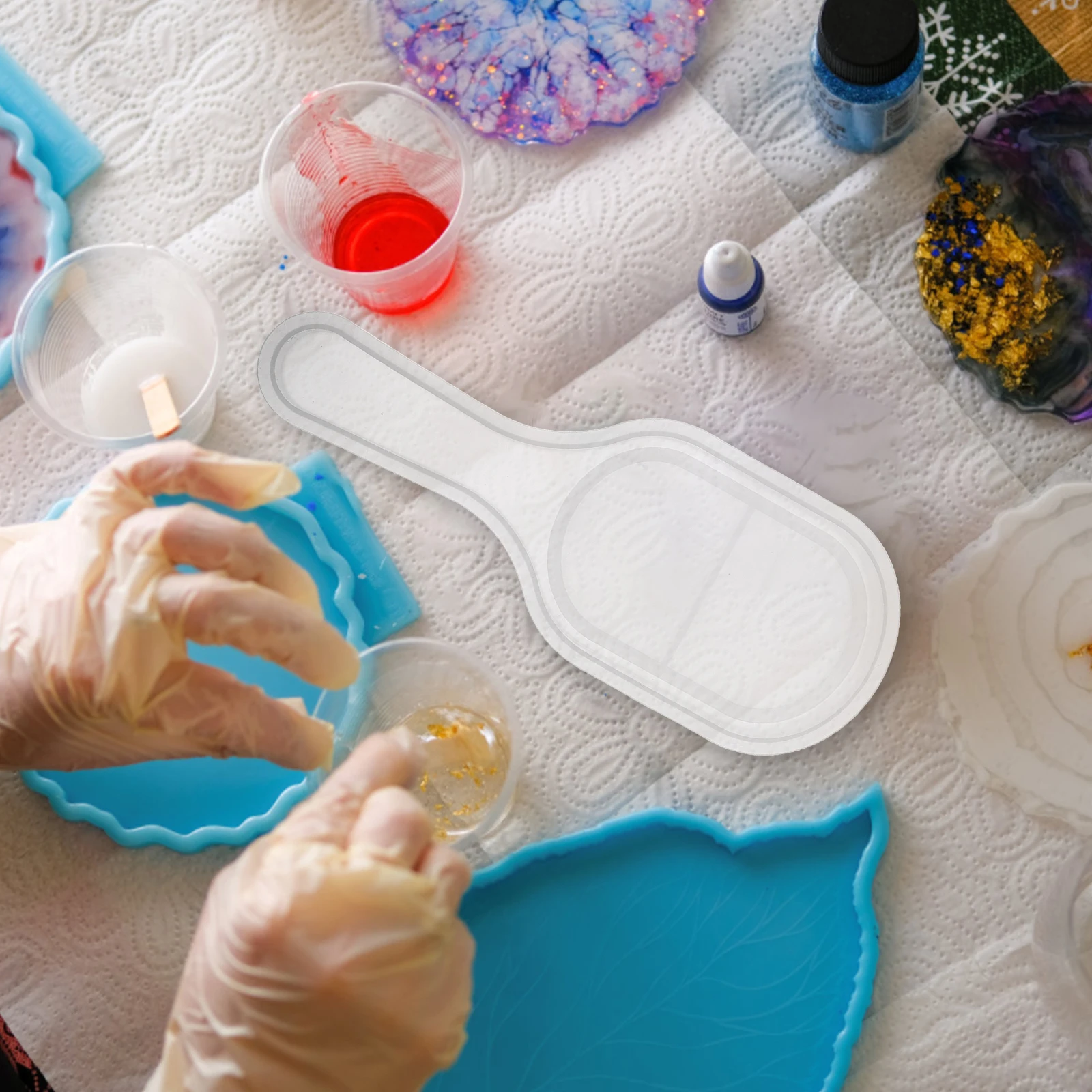 

Epoxy Comb Mold Silicone Resin Molds for Diy Hairdressing Jewelry Making Durable Unique Gift Crystal Casting Moulds Styling