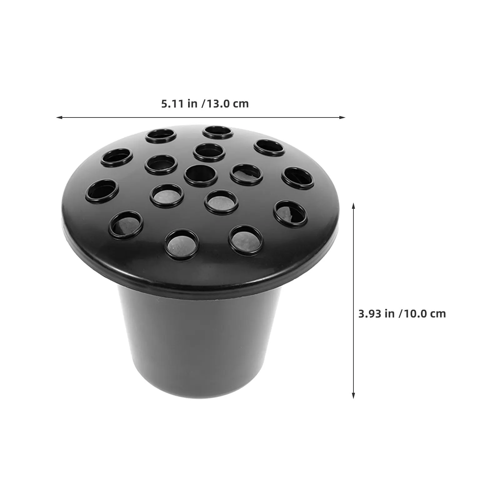 3Pcs Cemetery Flower Holder Base 16 Hole Grave Vase Insert Memorial Floral Vase Liner for Outdoor Gravesite Flower