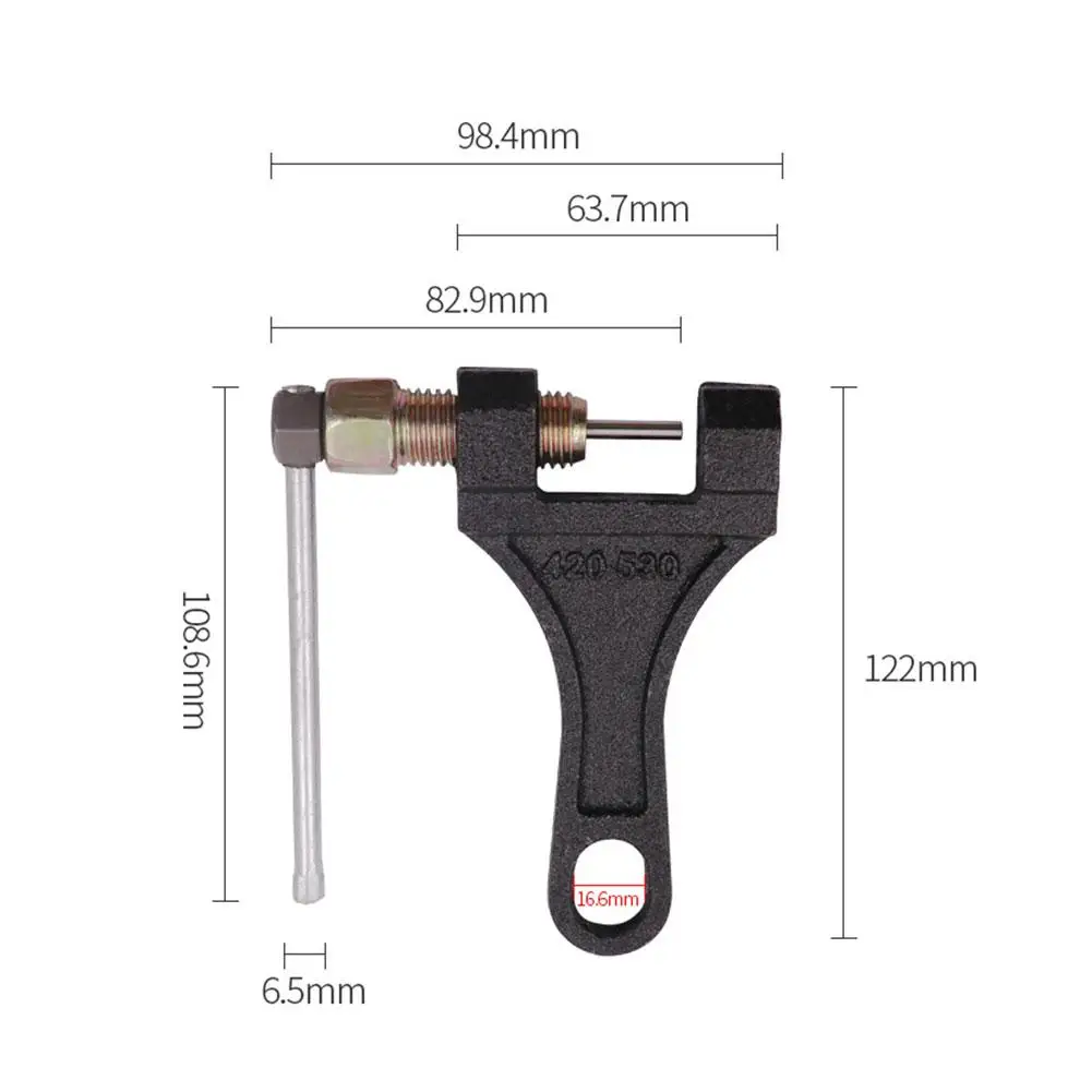 Universal Carbon Steel Spanner Link Splitter Pin Remover 420-530 Chain Breaker Cutter Repair Tools for Motorcycle Bike ATV view 6