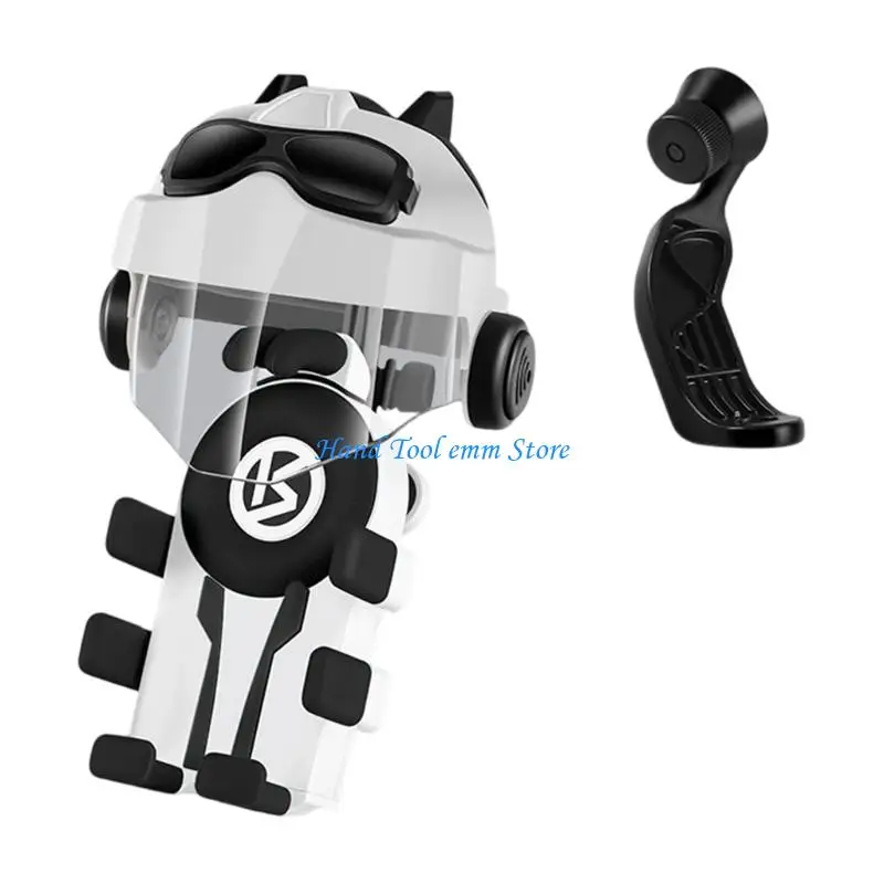 H37F Bike Phone Holder, Motorcycle Mount Phone Holder, Handlebar Cellphone Clamp, Scooter Phone Clip with Sunshade