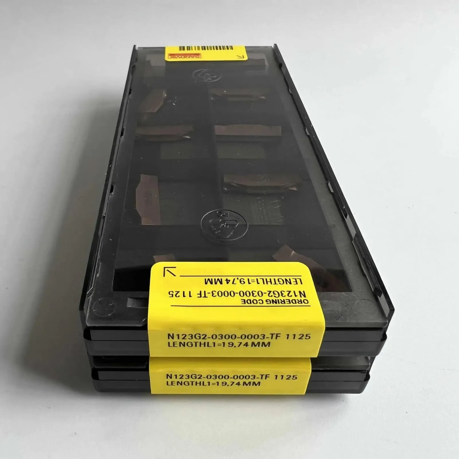 Oryginalne SANDVIK / N123G2-0300-0003-TF 1125 / Płytki z węglika spiekanego CNC, 10 sztuk