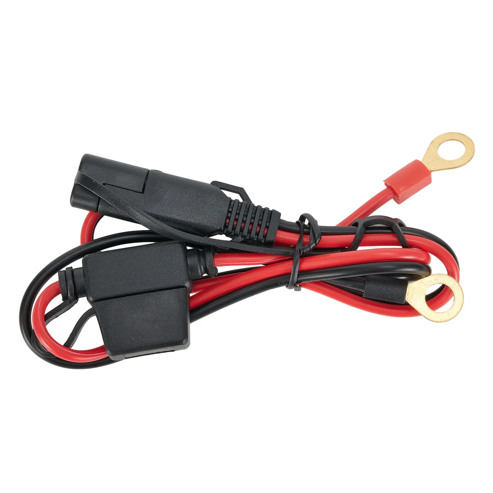 SAE Terminal Battery Power Cable Motorcycle Outdoor Gear Essentials 10A Fuse 12V 2 Feet Red/black SAE Connector