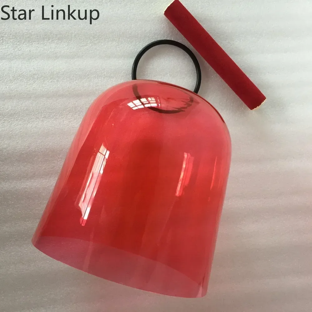 Star Linkup 8.5 Inch Red Crystal Singing Bowl, 3rd Octave C Note Perfect Pitch, Tunable in 432Hz / 440Hz for Root Chakra Sound Healing, Yoga Meditation & Sound Bath Therapy