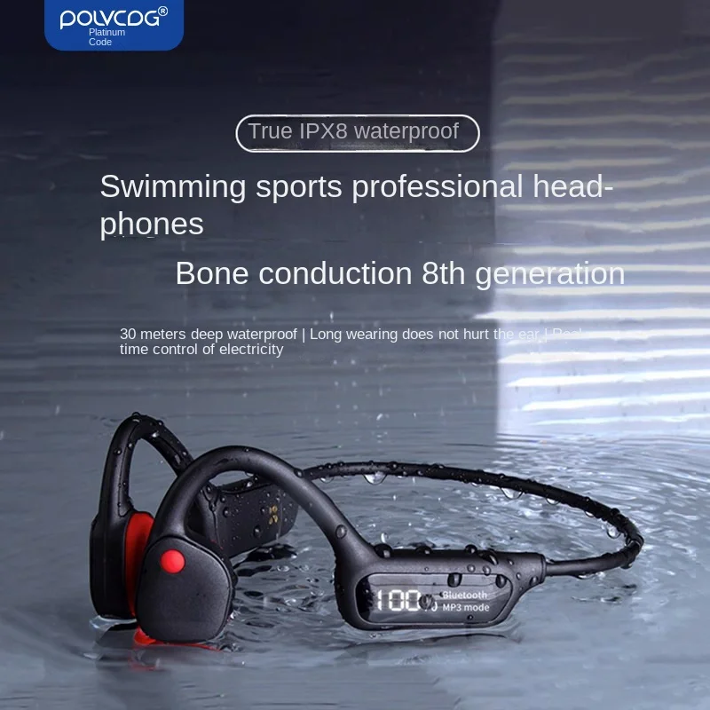 Platine BD-X10 conduction molécule Sans fil sauna téléphone étanche IPX8 32G mémoire dehors indolore Course natation Bluetooth casque