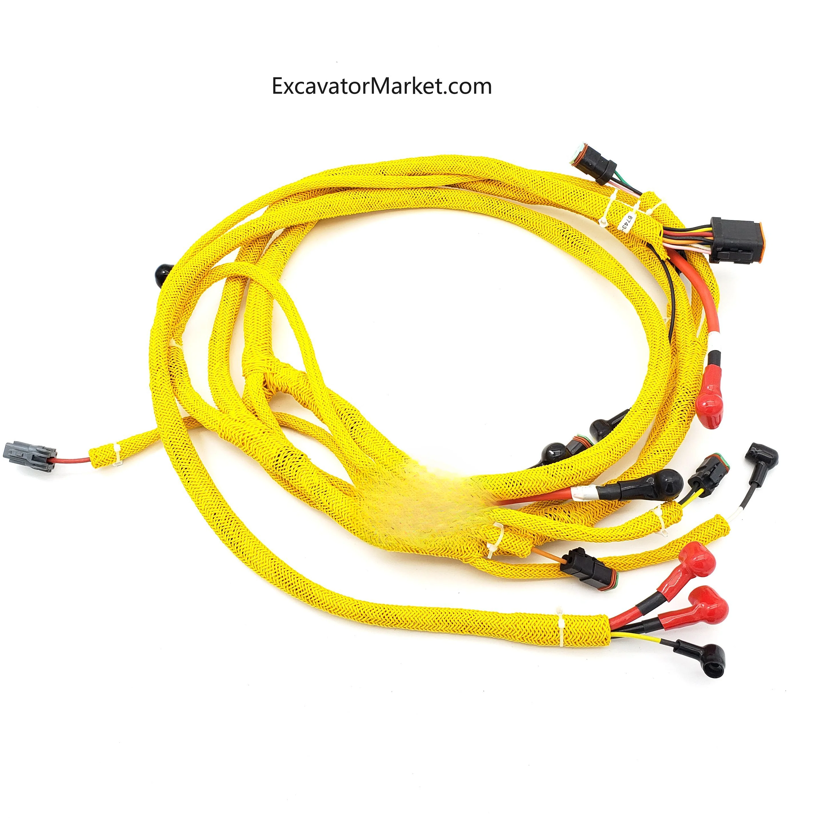 Excavator Parts For Komatsu 360-7 350-7 300-7 Imported High-Temperature Resistant Engine Wiring Harness