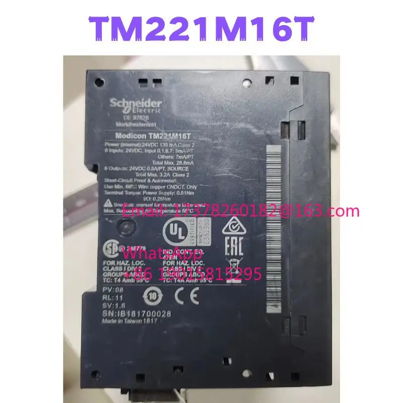 Tweedehands TM221M16T PLC-module OK getest