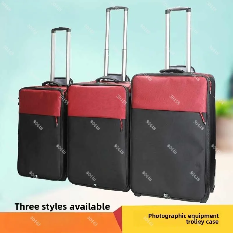 Photography Trolley Case Flash Kit Shockproof Storage Bag Lighting Equipment Waterproof Gear Box Tripod Fill Light Universal