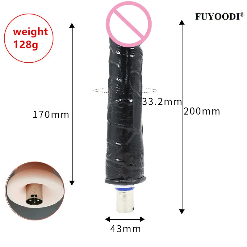 Realistic Silicone Dildos with 3XLR Connector for Sex Machine Attachment Sex Toys juguetes sexuales